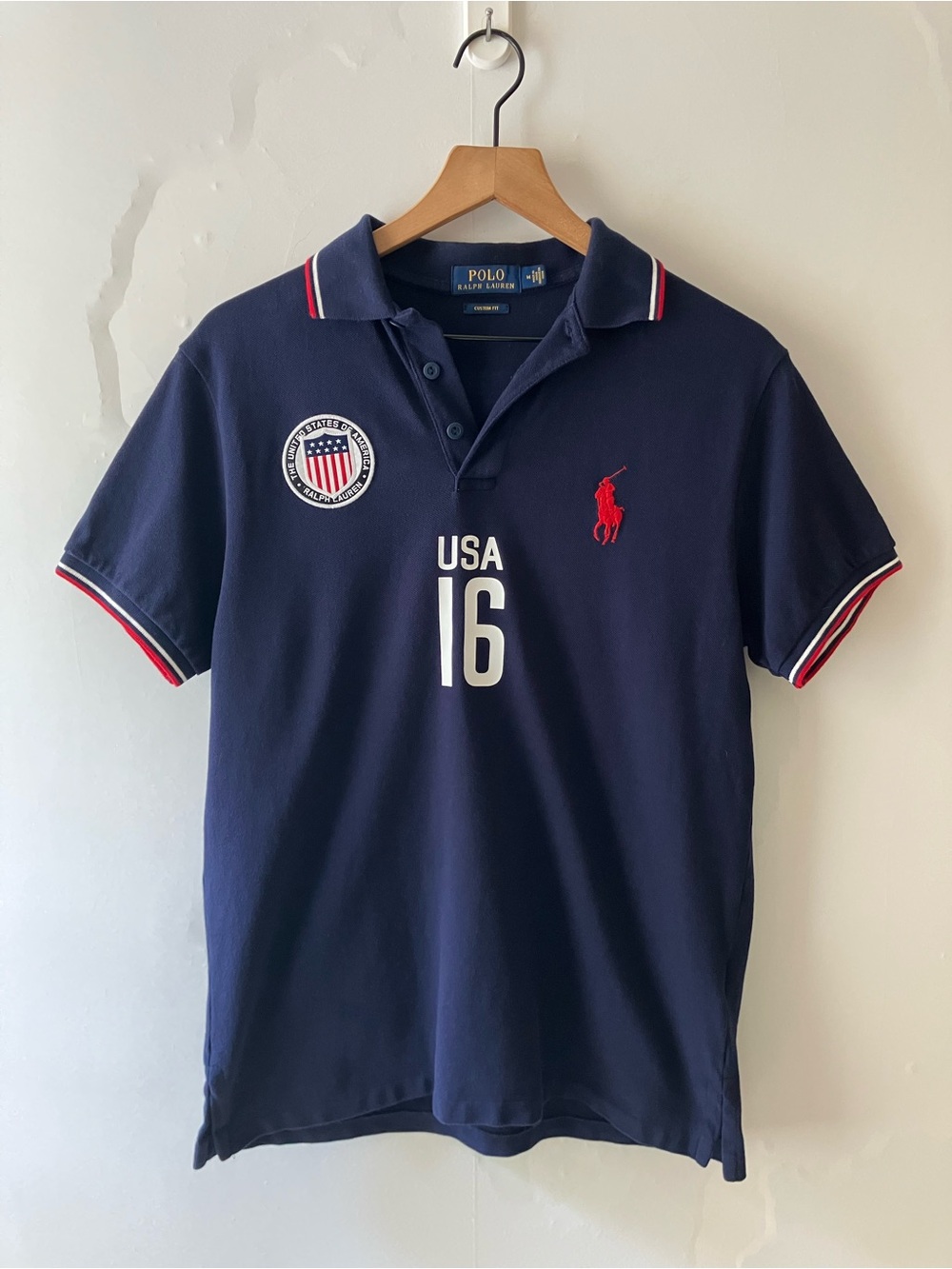 POLO RALPH LAUREN Olympics USA Big Pony Short Sleeve Polo